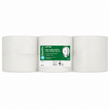 CleanPro Mini Jumbo White 2 Ply 12 Toilet Rolls