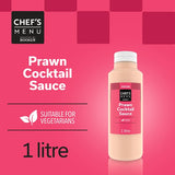 Chef's Menu Prawn Cocktail Sauce 1 Litre - Bulk Food Ration Storage