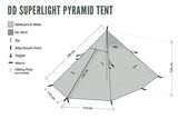 DD Hammocks SuperLight - Pyramid Tent