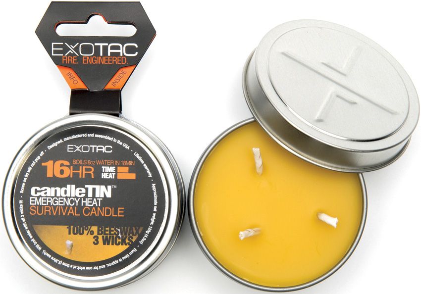 Exotac candleTIN Emergency 16hr Candle