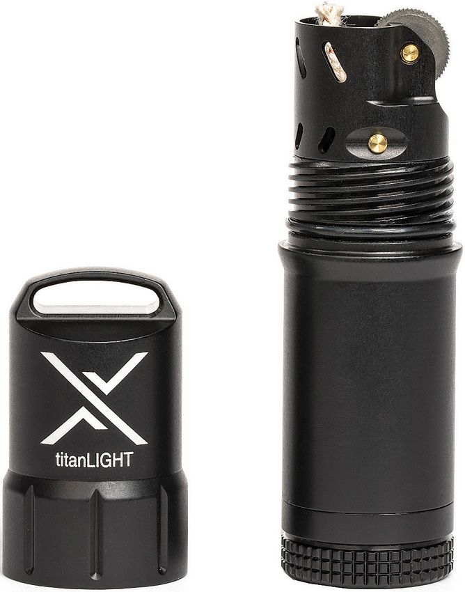 Exotac titanLIGHT Black Refillable Lighter