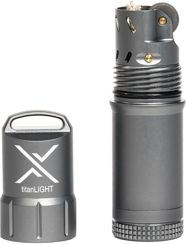 Exotac titanLIGHT Grey Refillable Lighter