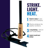 LifeSaver Fire Starter Magnesium Rod - 15,000 Strikes