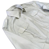 French Military Cream Long Sleeve Shirt