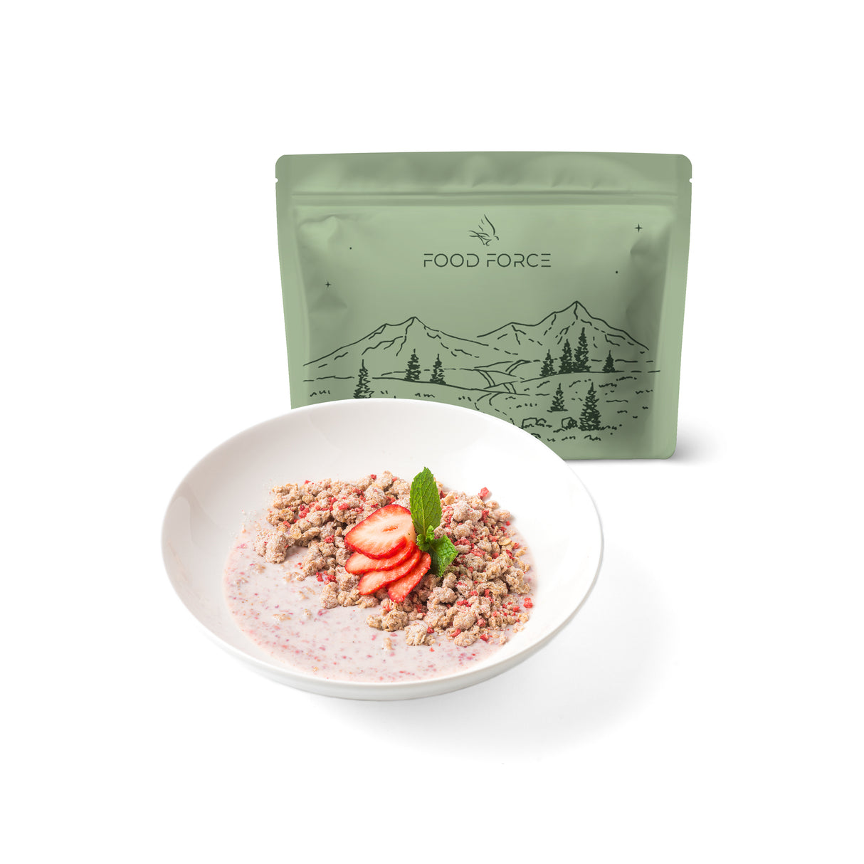 Food Force Granola Muesli With Strawberries 120g