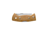 Helle Berget Folding Lock Knife - Beige Canvas