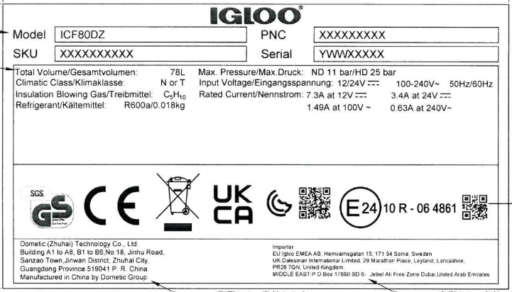 Igloo IH45 Hybrid Cooler Box - Blue