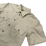 Italian Military Beige Short Sleeved Shirt