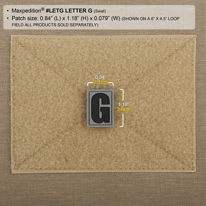 Maxpedition Letter G Arid Patch