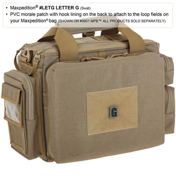 Maxpedition Letter G Swat Patch
