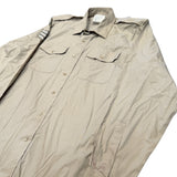 British Military Men's Army All Ranks Long Sleeve Fawn Shirt