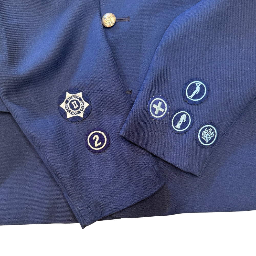 British Military Men's Scottish Navy Blue Guard Uniform Jacket