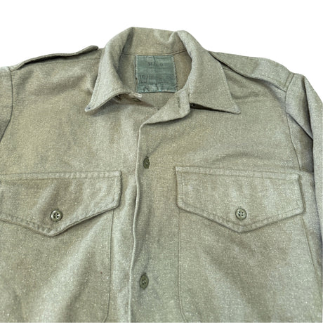 British Military Men's Army Wool Shirt
