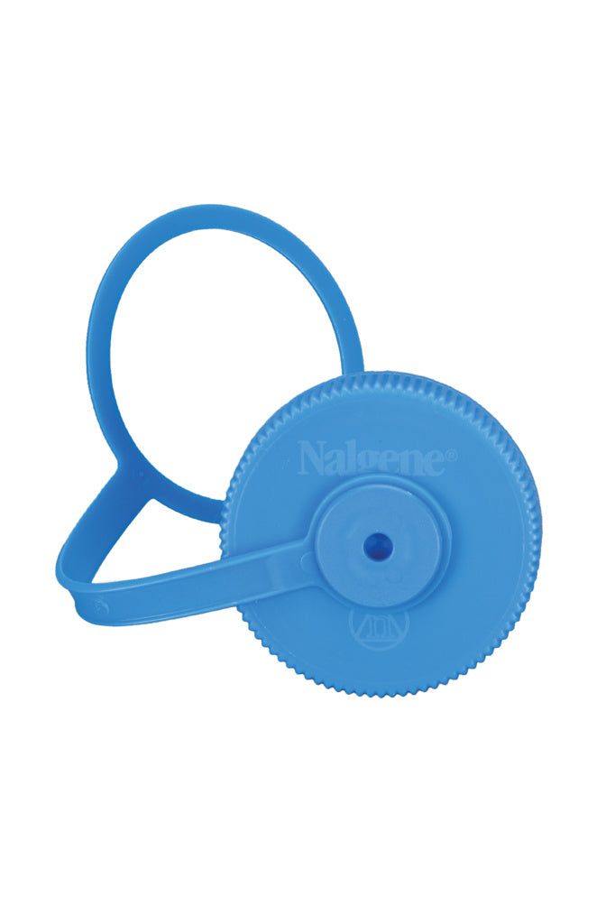 Nalgene 63mm Wide Mouth Loop Top Cap - Blue