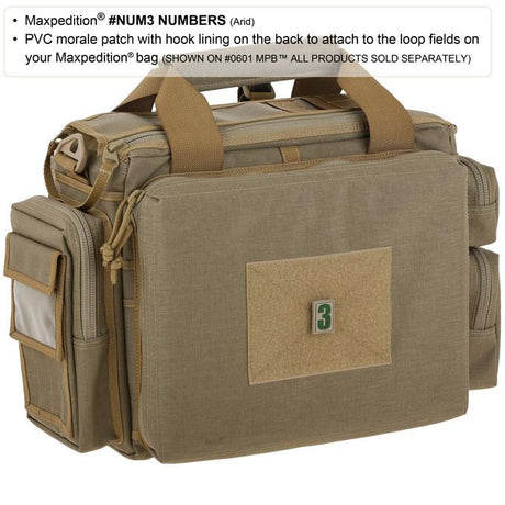 Maxpedition Number 3 Arid Patch