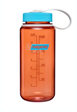 Nalgene 16oz / 0.5L Tritan Sustain Wide Mouth Bottle Flame - Blue Atoll Cap