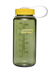 Nalgene 16oz / 0.5L Tritan Sustain Wide Mouth Bottle Oil Green - Freesia Cap