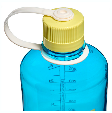 Nalgene 32oz / 1L Tritan Sustain Narrow Mouth Bottle Blue Atoll - Endive Cap