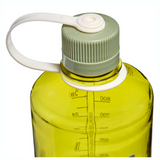 Nalgene 32oz / 1L Tritan Sustain Narrow Mouth Bottle Endive - Oil Green Cap