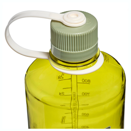 Nalgene 32oz / 1L Tritan Sustain Narrow Mouth Bottle Endive - Oil Green Cap