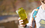 Nalgene 32oz / 1L Tritan Sustain Wide Mouth Bottle Endive - Oil Green Cap