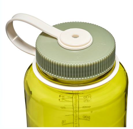 Nalgene 32oz / 1L Tritan Sustain Wide Mouth Bottle Endive - Oil Green Cap