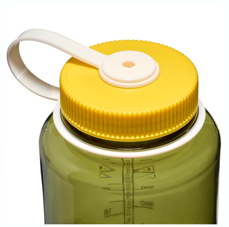 Nalgene 32oz / 1L Tritan Sustain Wide Mouth Bottle Oil Green - Freesia Cap