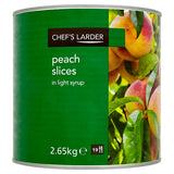 2.65kg Long Life Peach Halves In Light Syrup- Bulk Food Ration Storage
