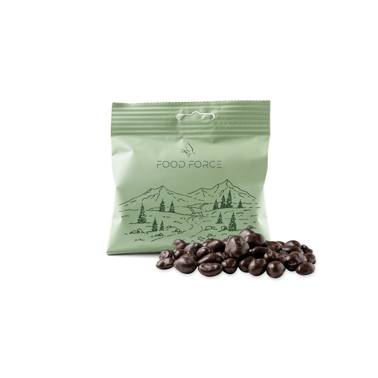 Food Force Peanuts In Dark Chocolate 50g