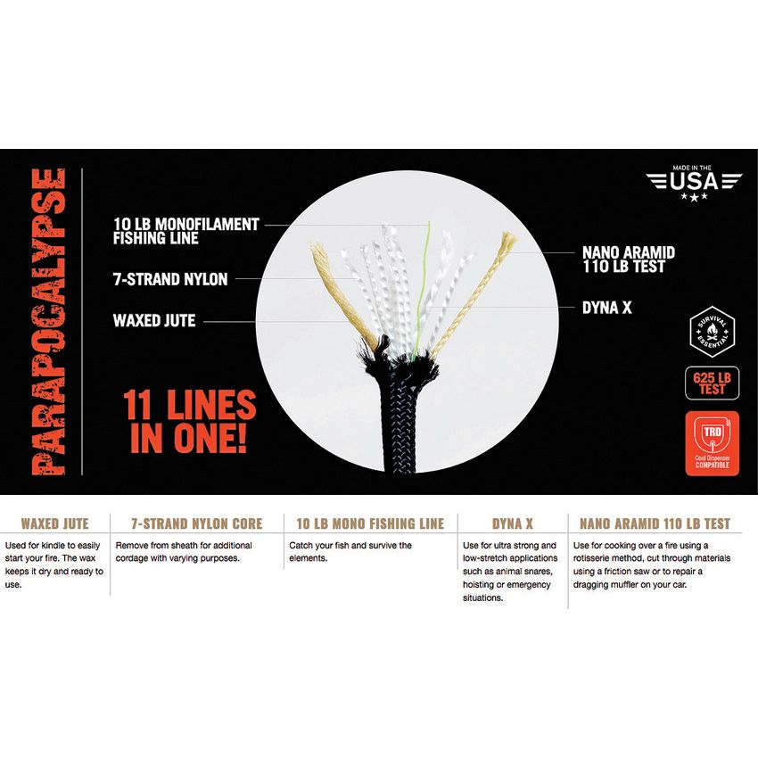 Atwood Rope MFG Parapocalypse Black