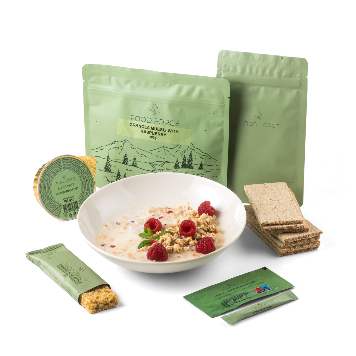 Food Force Granola Muesli With Raspberries Bundle