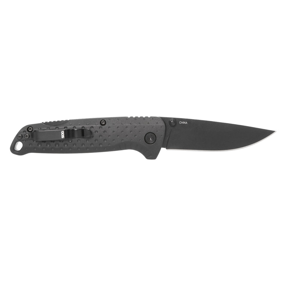 SOG Adventurer LB Black Folding Knife Blackout