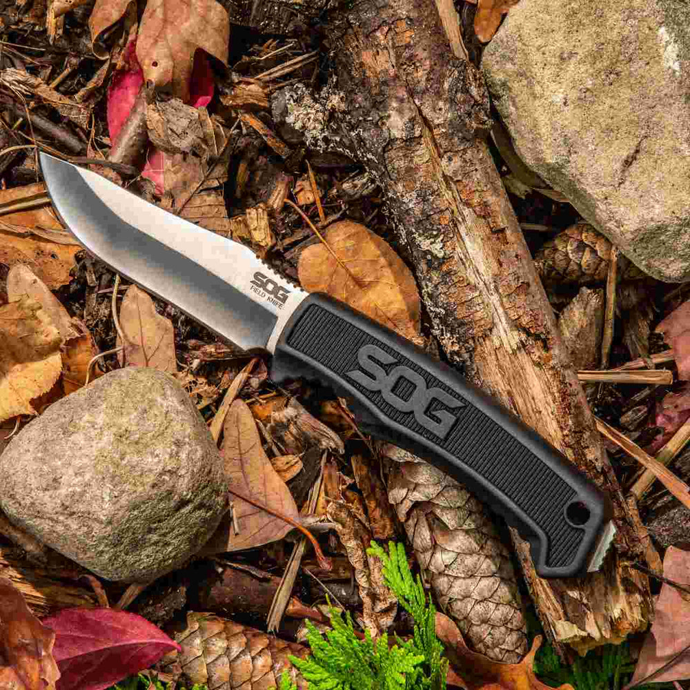 SOG Field Fixed Blade Bushcraft Knife