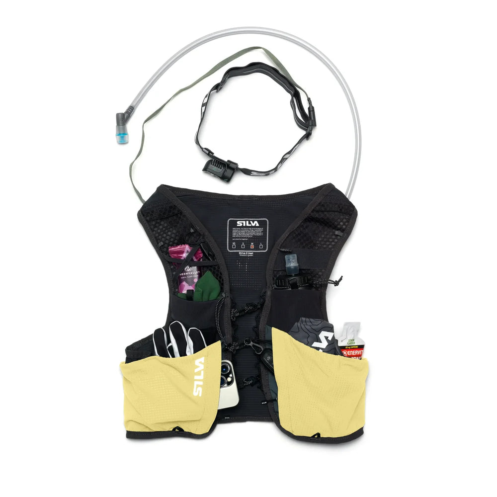Silva Strive 5L Running Vest Yellow XSmall