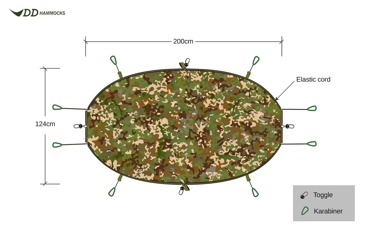 DD Hammocks Multicam Deluxe Camping Combo Set