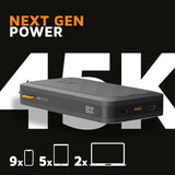 XStorm Fuel Series 5 Power Bank 67W - 45,000 mAh - Midnight Black
