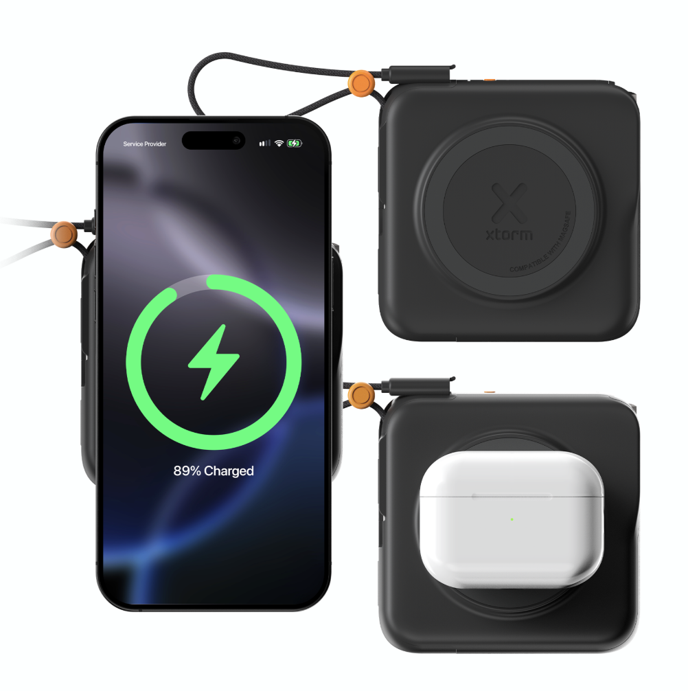 Xtorm TravelPro 30W 3in1 Travel Charger 10.000 - Charcoal Black