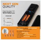Xtorm Xtorm NextGen AAA Batteries USB-C Rechargeable - 4 Pack - Orange