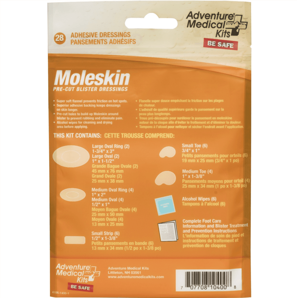 Adventure Medical Kits Moleskin Pre Cut Blister Dressings