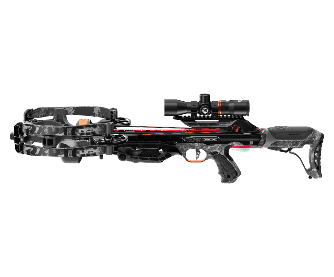 Barnett Hyper Raptor BCX Compound Crossbow Kit with 2-7 x 32 Illuminated Reticle Scope