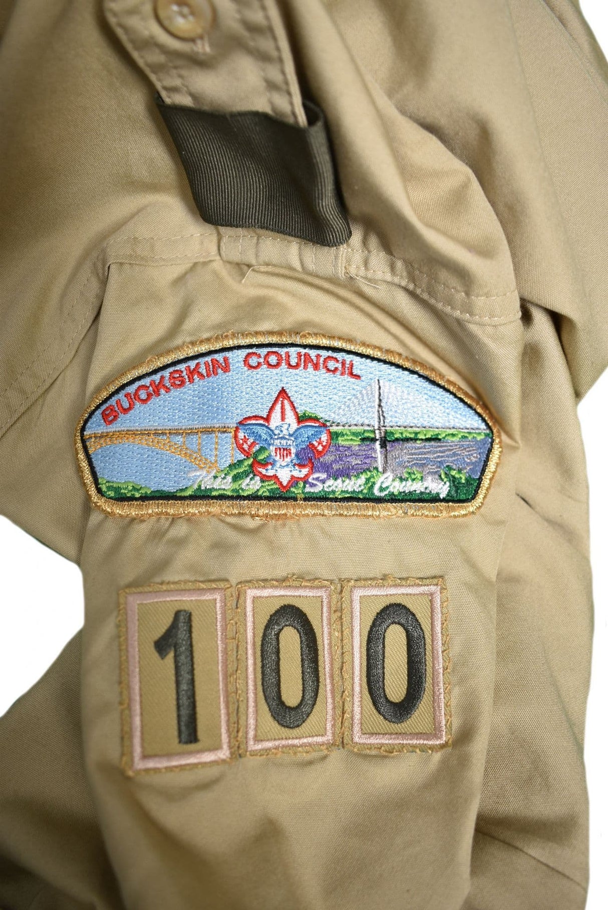 Boy Scouts Of America Tan Short Sleeved Shirt