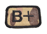 British Military B+ Blood Group MTP Velcro Patch - Supergrade
