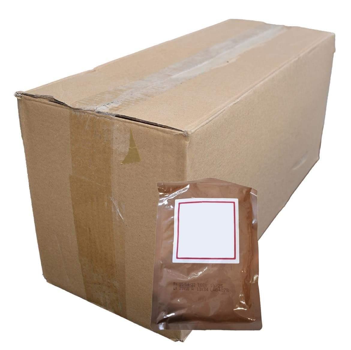 BULK BUY - British Military Ration Main Meal Pouch - VEGAN Chilli NON Carne 300g x 20