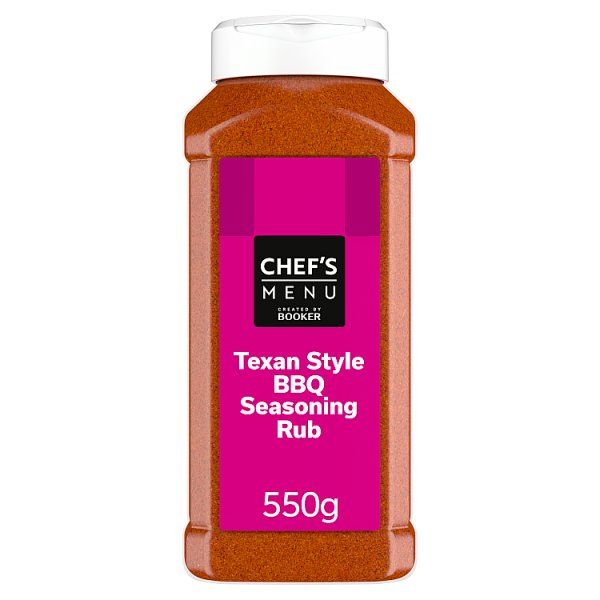 550g Chef's Menu Texan Style BBQ Seasoning Rub - Bulk Food Ration Storage
