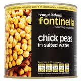 2.5kg Canned Chickpeas In Salted Water- Bulk Food Ration Storage
