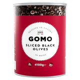 4150g Gomo Sliced Black Olives - Bulk Food Ration Storage