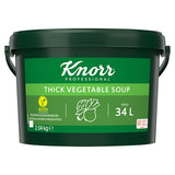 2kg Knorr Professional Thick Vegetable Soup 34 Litre - Bulk Food Ration Storage