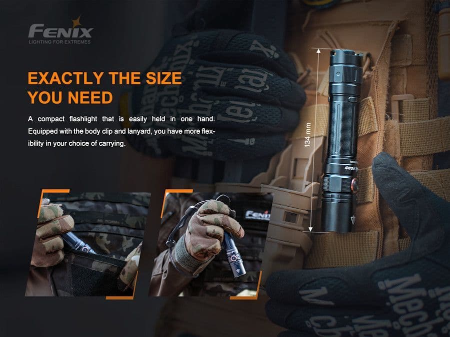 Fenix PD35 V3.0 1700 Lumen Torch & 2600U Battery