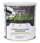 Fuel Your Preparation Freeze Dried Food Ration Meal Tin - Cooked White Rice