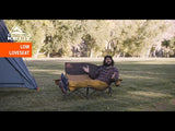 Kelty Low-Loveseat Double Camping Chair - Dill/Duffle